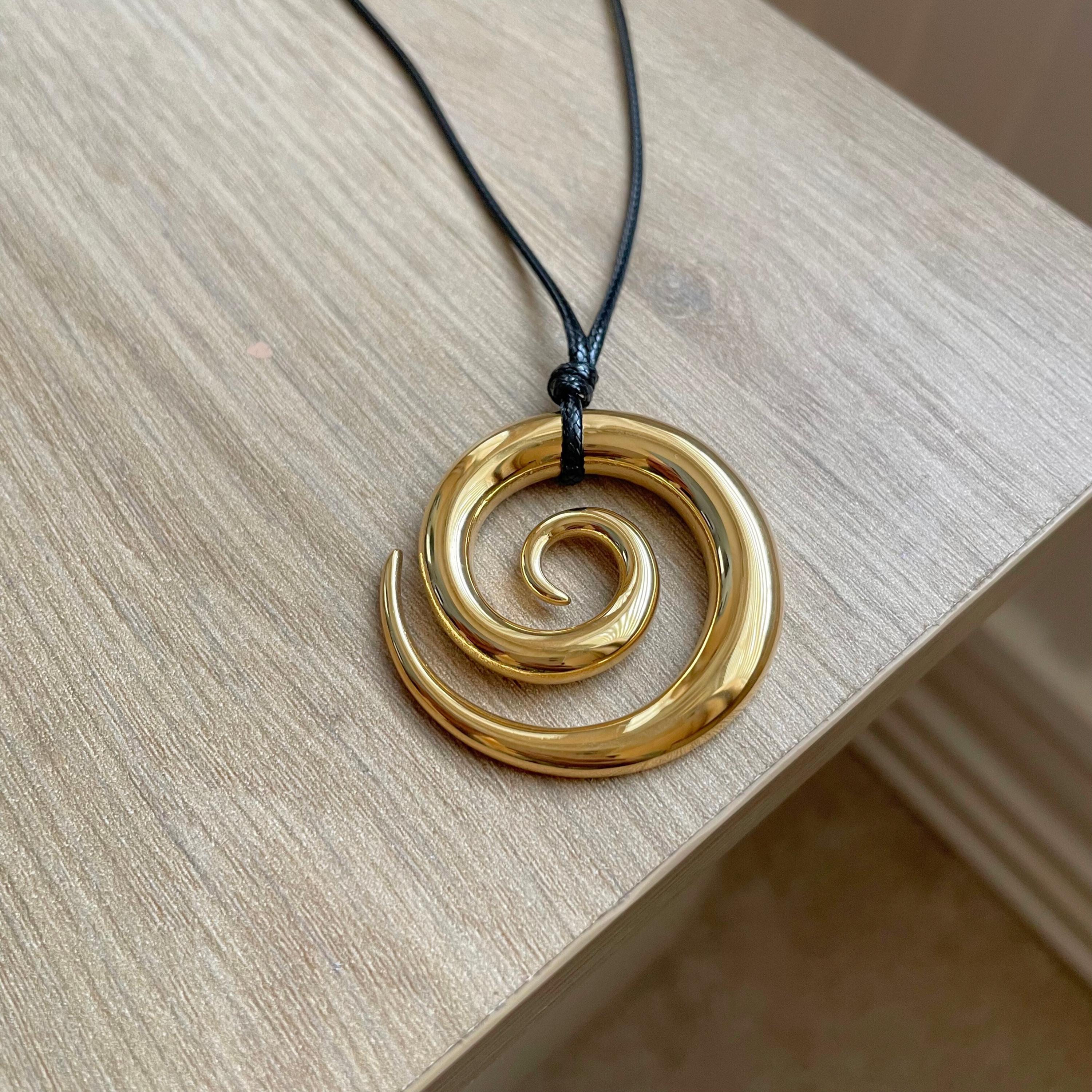 Aurea - Spiral Pendant Necklace