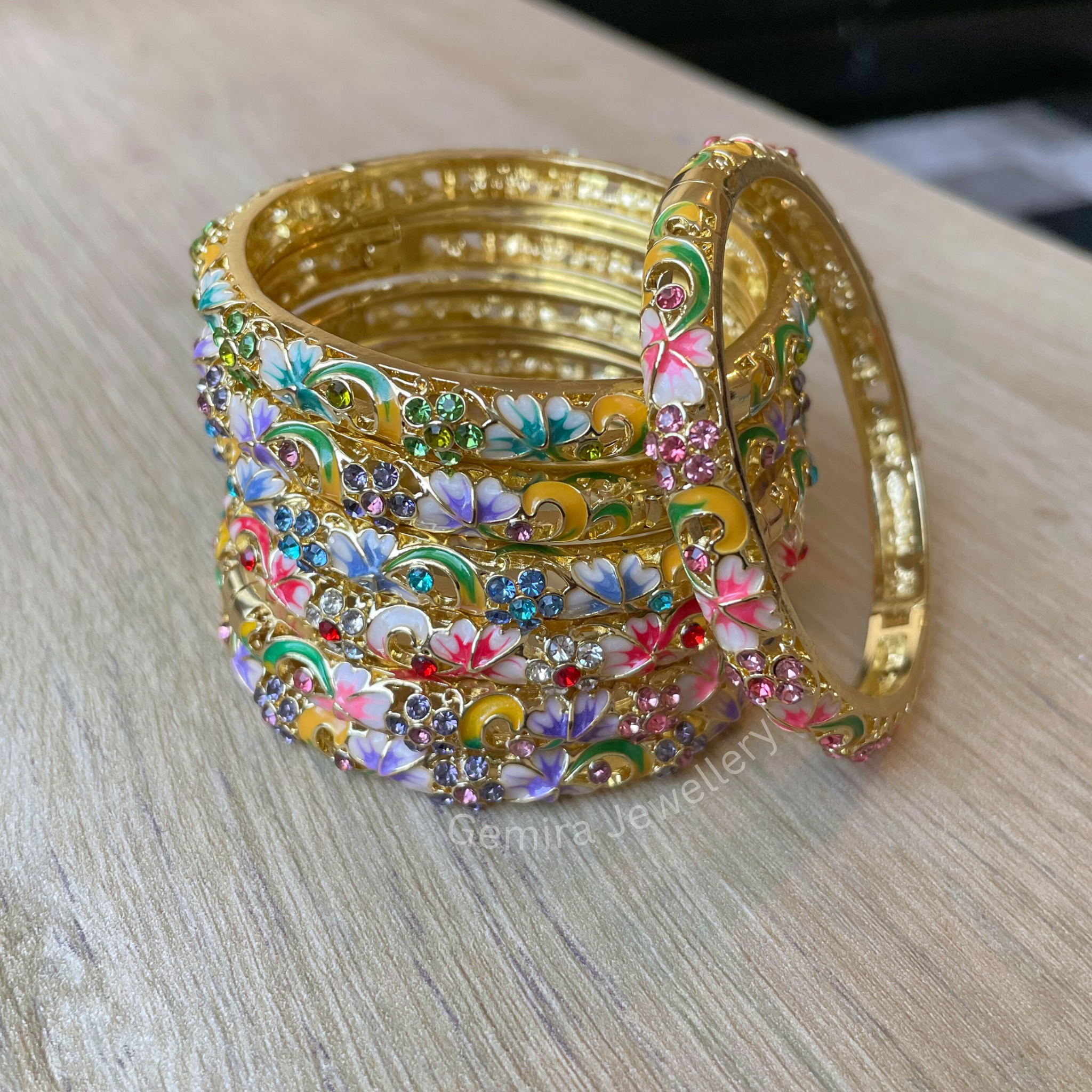Arden - Flower Bangles