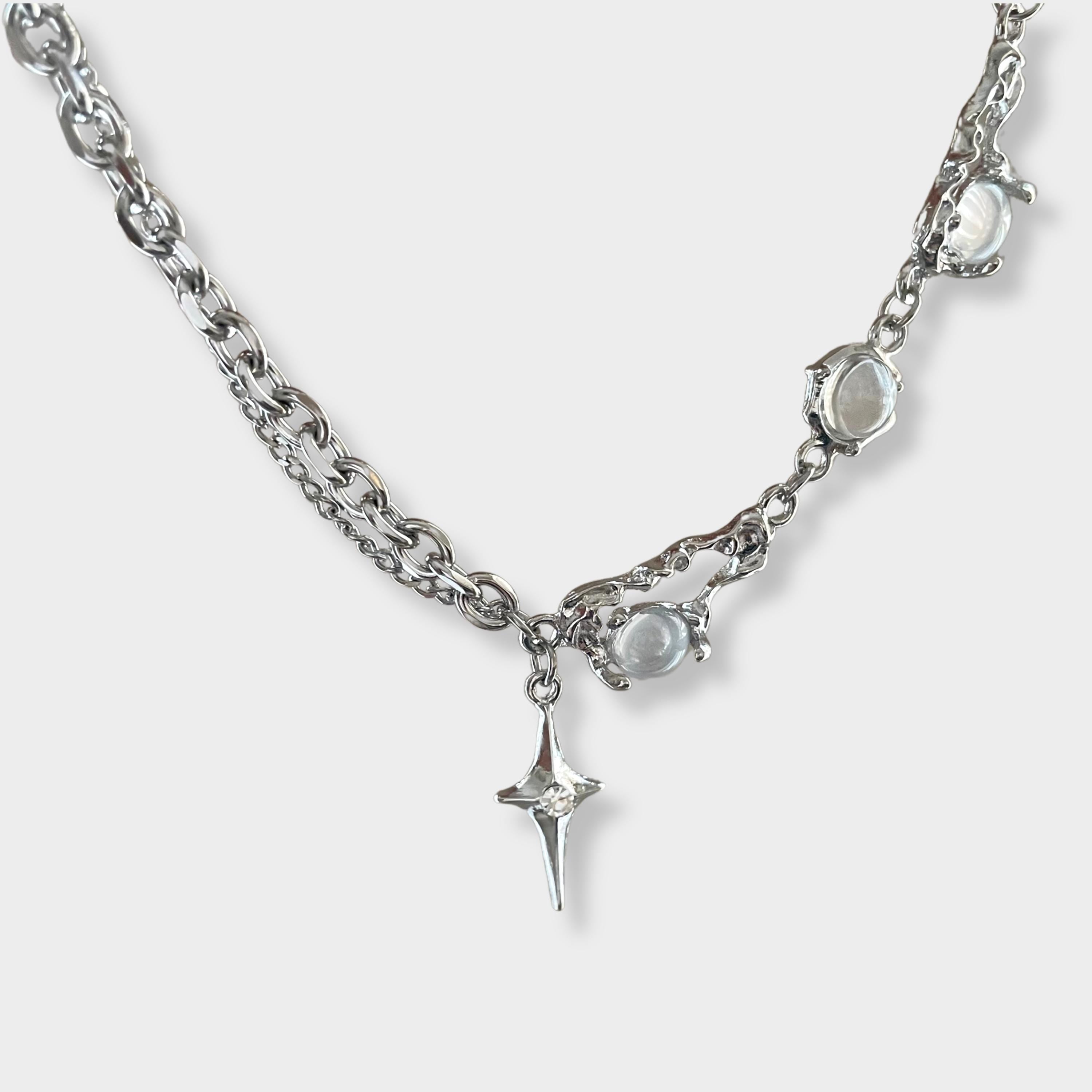 Astraea - Silver Layered Necklace