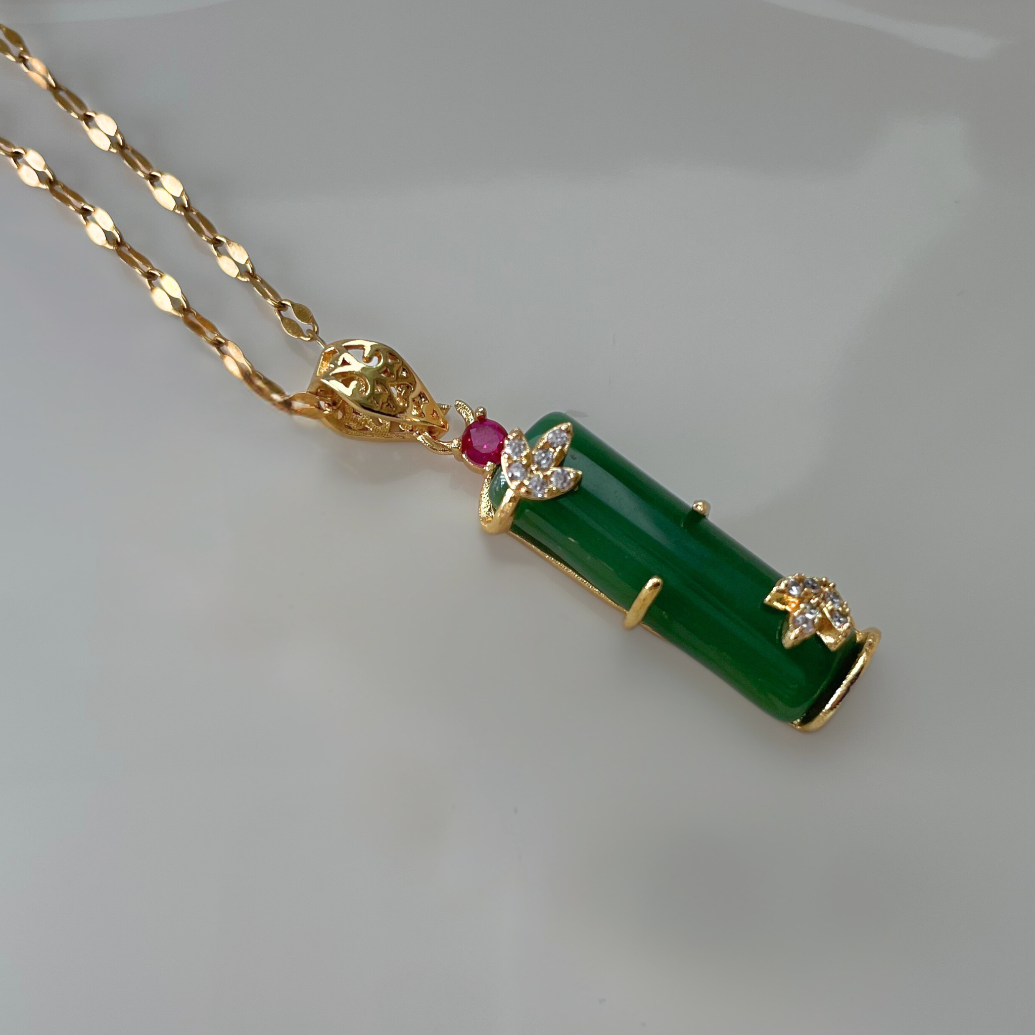 Eden - Jade Pendant Necklace