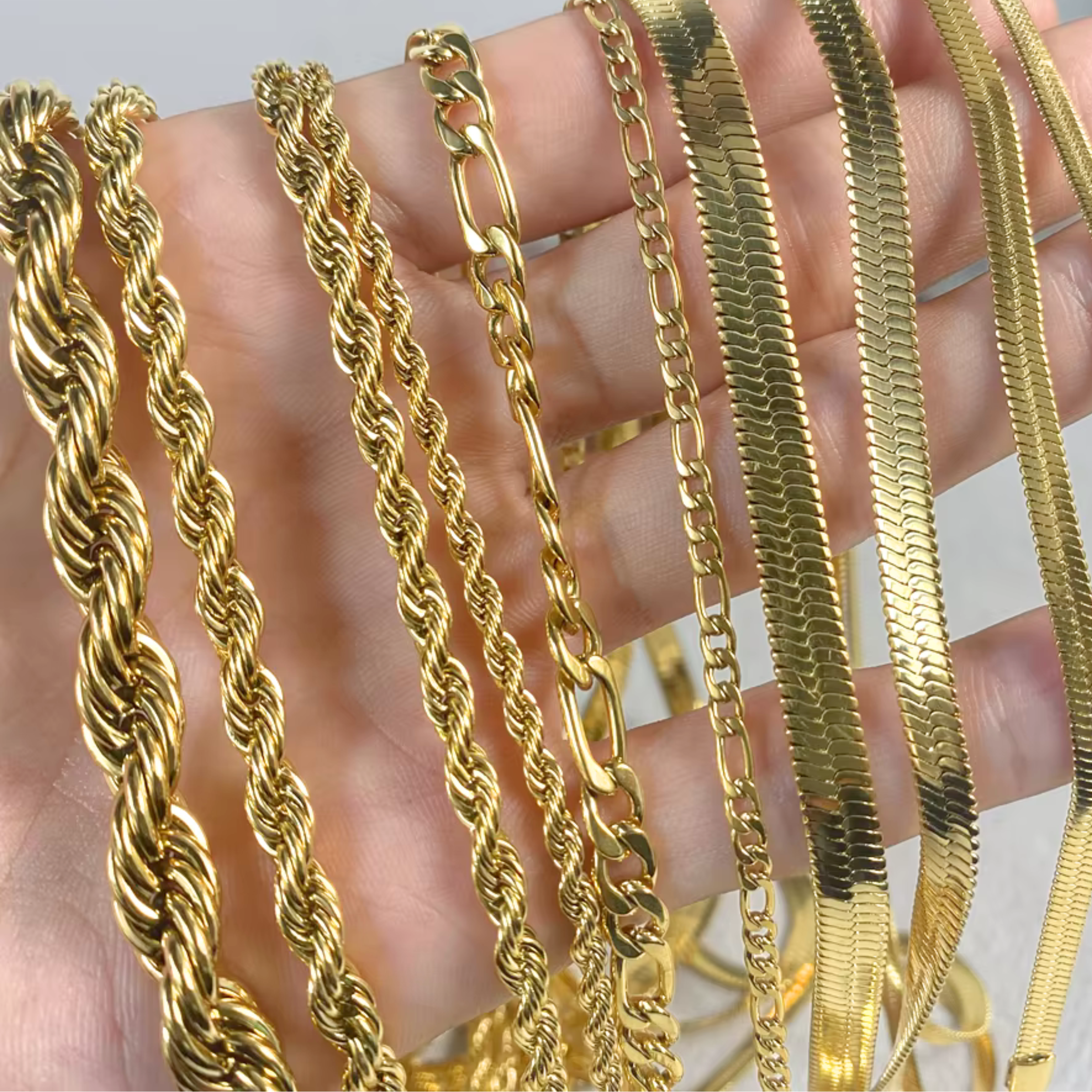 Gold Layering Chains