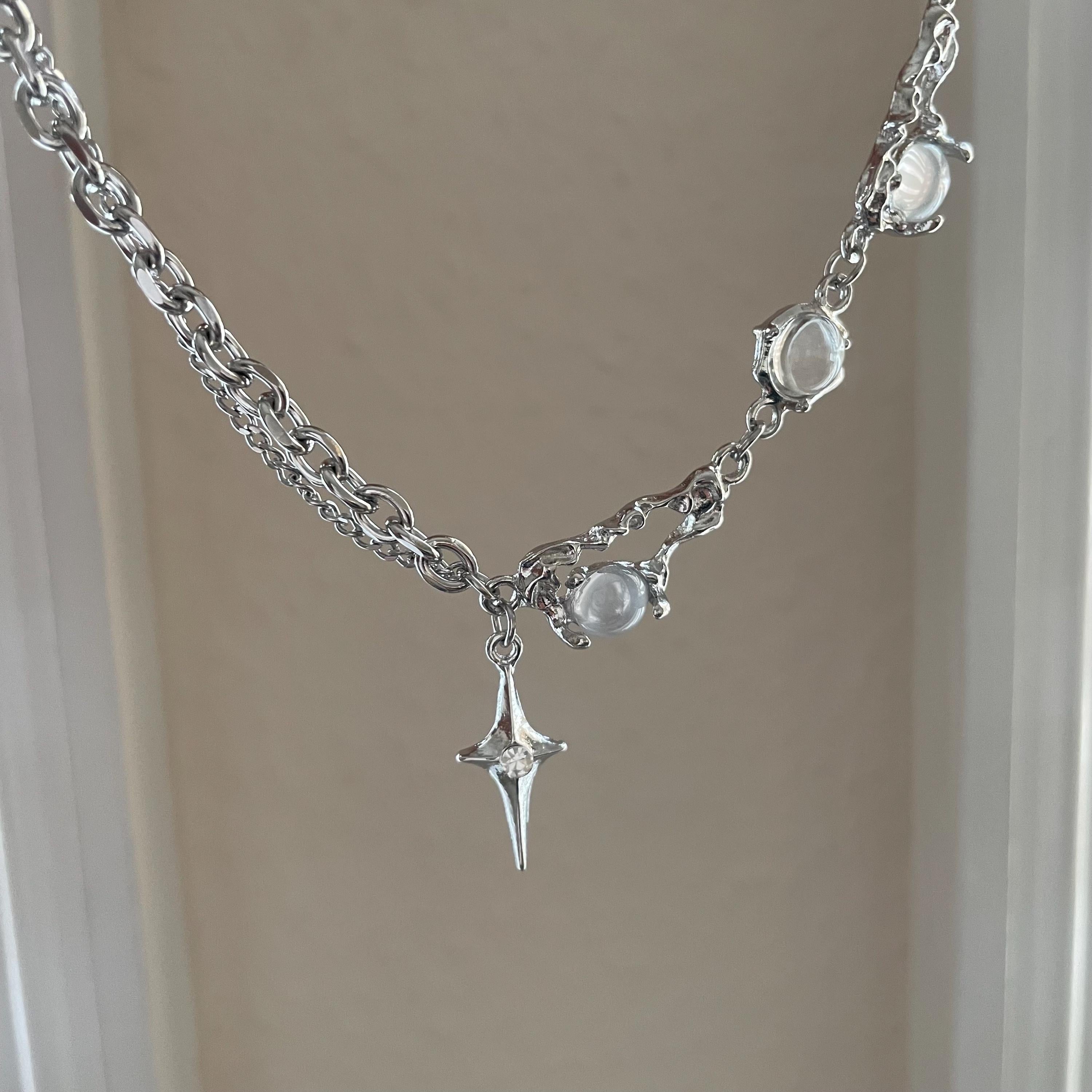 Astraea - Silver Layered Necklace