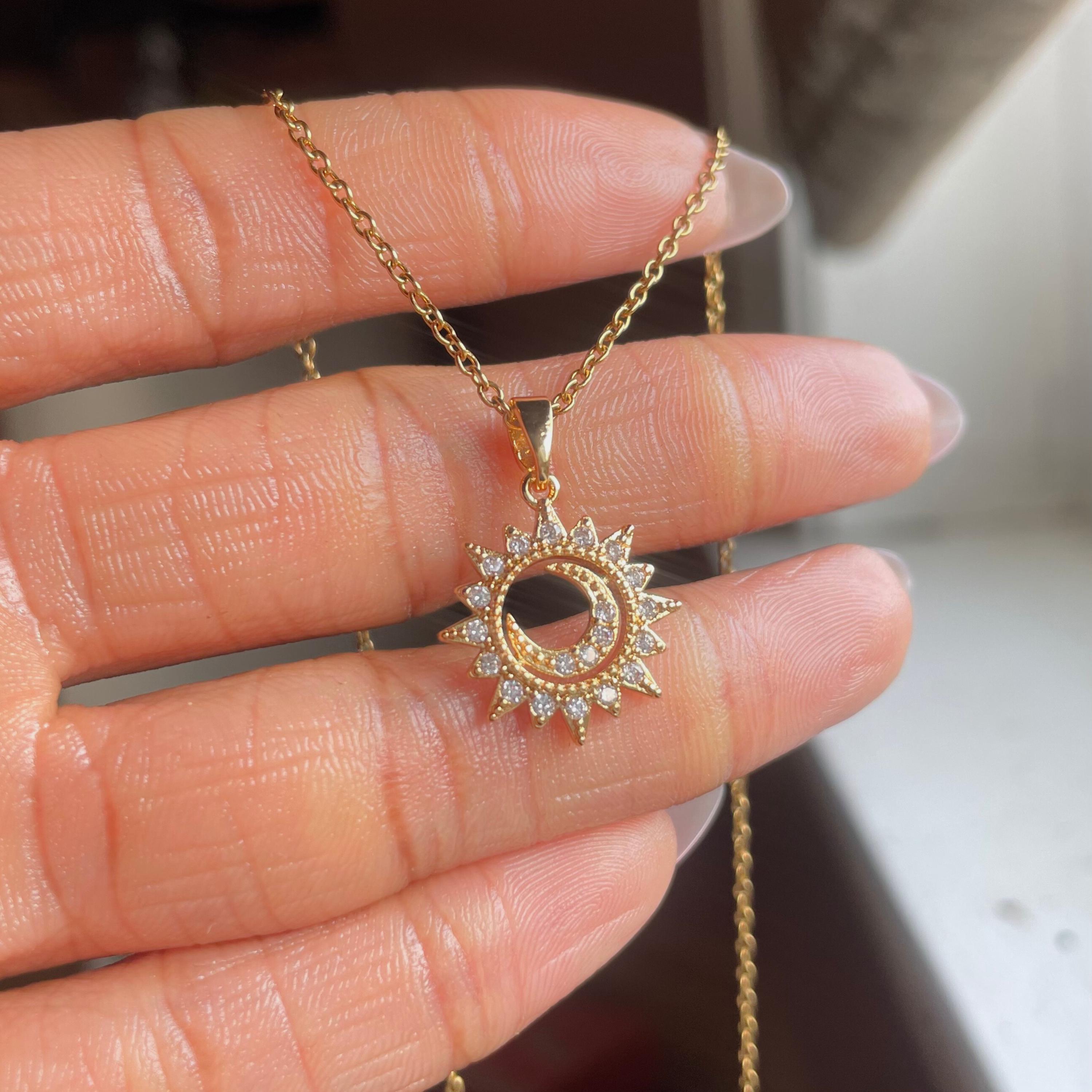Sol - Gold Sun Pendant Necklace